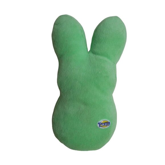Peeps Green Rabbit bunny Stuffed Animal Plush 9.5" Easter Toy - Picture 2 of 3